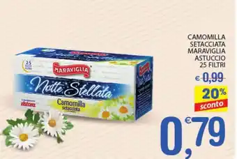 Qui Discount Maraviglia Camomilla Setacciata Astuccio 25 filtri offerta