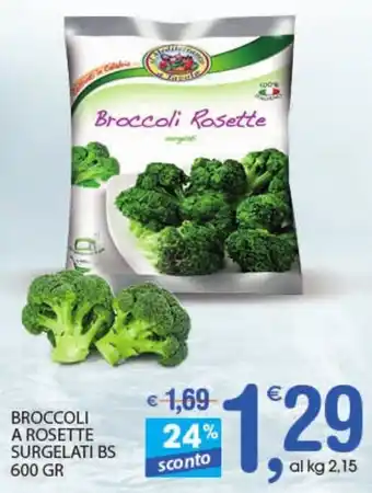 Qui Discount Broccoli a Rosette Surgelati BS 600gr offerta