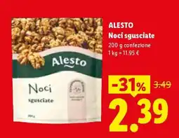 Lidl Alesto Noci sgusciate offerta