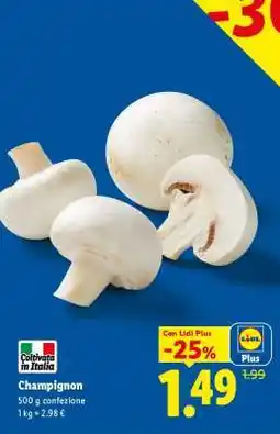 Lidl Champignon offerta