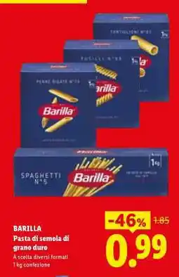 Lidl BARILLA offerta