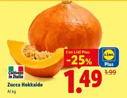Lidl Zucca Hokkaido offerta