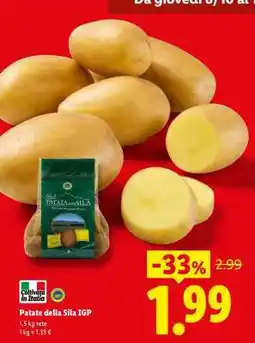 Lidl Patate della Sila IGP offerta