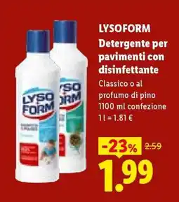 Lidl LYSOFORM offerta