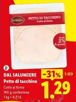 Lidl Petto di tacchino offerta