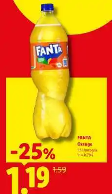Lidl Fanta Orange offerta