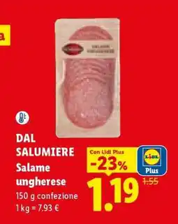 Lidl Dal Salumiere Salame Ungherese offerta