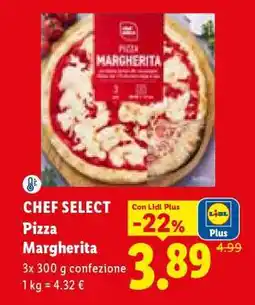 Lidl Chef Select Pizza Margherita offerta