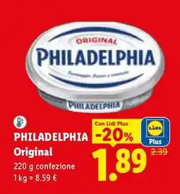 Lidl PHILADELPHIA original offerta
