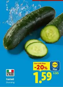 Lidl Cetrioli offerta
