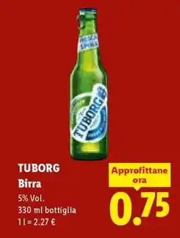 Lidl TUBORG Birra offerta