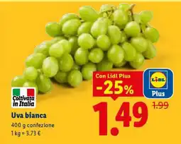 Lidl Uva Bianca offerta