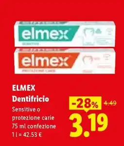 Lidl Elmex Dentifricio offerta