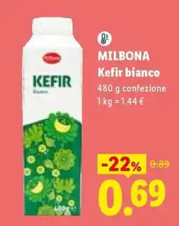 Lidl Milbona Kefir bianco offerta