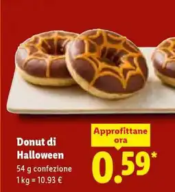 Lidl Donut di Halloween offerta