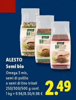 Lidl Alesto Semi bio offerta