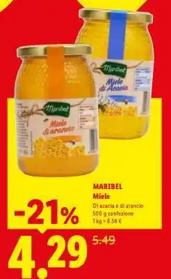 Lidl Maribel Miele offerta