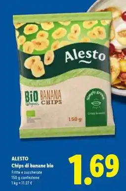 Lidl ALESTO Chips di banane bio offerta
