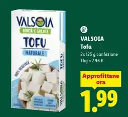 Lidl VALSOIA Tofu offerta