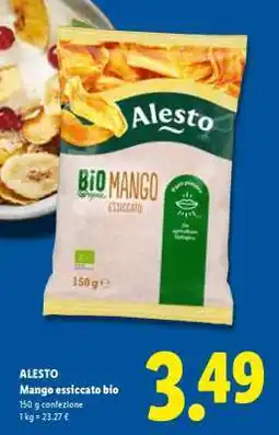 Lidl ALESTO Mango essiccato bio offerta