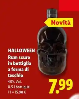Lidl HALLOWEEN Rum offerta