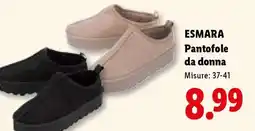 Lidl Esmara Pantofole da donna offerta