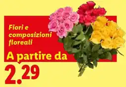 Lidl Fiori e composizioni floreali offerta
