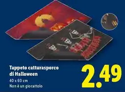 Lidl Tappeto catturasporco di Halloween offerta