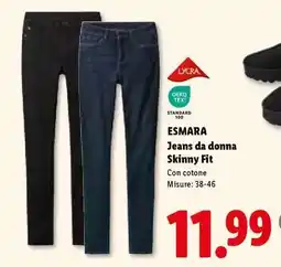 Lidl esmara Jeans da donna Skinny Fit offerta