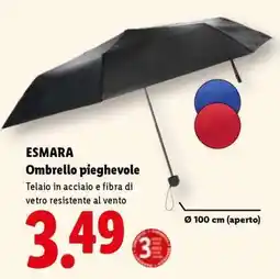Lidl ESMARA Ombrello pieghevole offerta