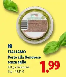 Lidl ITALIAMO Pesto alla Genovese senza aglio offerta
