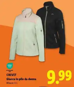 Lidl CRIVIT Giacca in pile da donna offerta