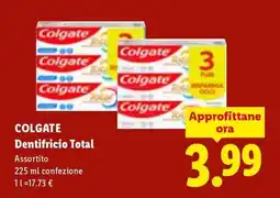 Lidl Colgate Dentifricio Total offerta