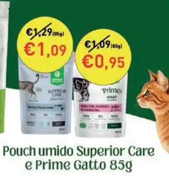 Pouch umido Superior Care e Prime Gatto