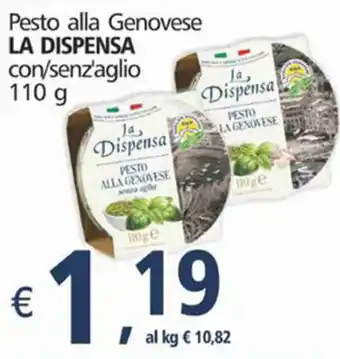 Alter Discount Pesto Alla Genovese La Dispensa 110 g offerta