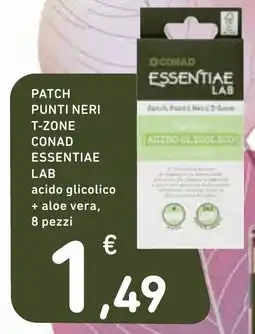 Spazio Conad Patch punti neri t-zone conad essentiae lab offerta