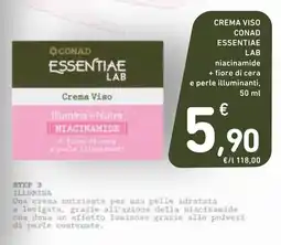 Spazio Conad Crema Viso Conad Essentiae Lab offerta