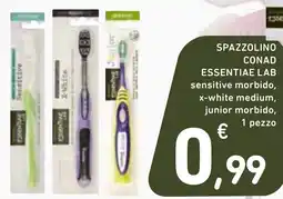 Spazio Conad Spazzolino conad essentiae lab offerta