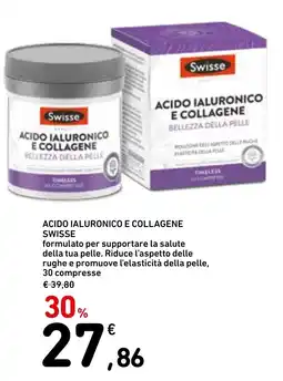 Spazio Conad Acido ialuronico e collagene Swisse offerta