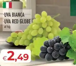 MerSi Supermercati Uva bianca/ Uva red globe offerta