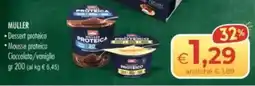 MerSi Supermercati Muller Dessert proteico/ Mousse proteica Cioccolato/vaniglia offerta