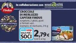 Ipercoop Croccole di merluzzo Capitan Findus offerta
