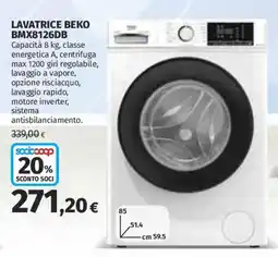 Ipercoop Lavatrice Beko BMX8126DB offerta