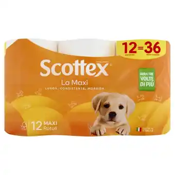 CARTA IGIENICA LA MAXI SCOTTEX