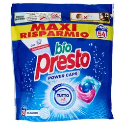 Spazio Conad DETERSIVO LAVATRICE POWER CAPS BIO PRESTO offerta