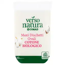 Spazio Conad MAXI DISCHETTI COTONE BIOLOGICO VERSO NATURA CONAD offerta