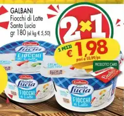 Despar Galbani Fiocchi di Latte Santa Lucia offerta
