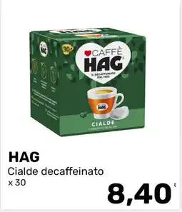 Iper Tosano HAG Cialde decaffeinato offerta