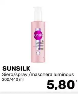 Iper Tosano Sunsilk Siero/spray/maschera luminous offerta