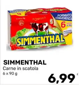 Iper Tosano Simmenthal carne in scatola offerta